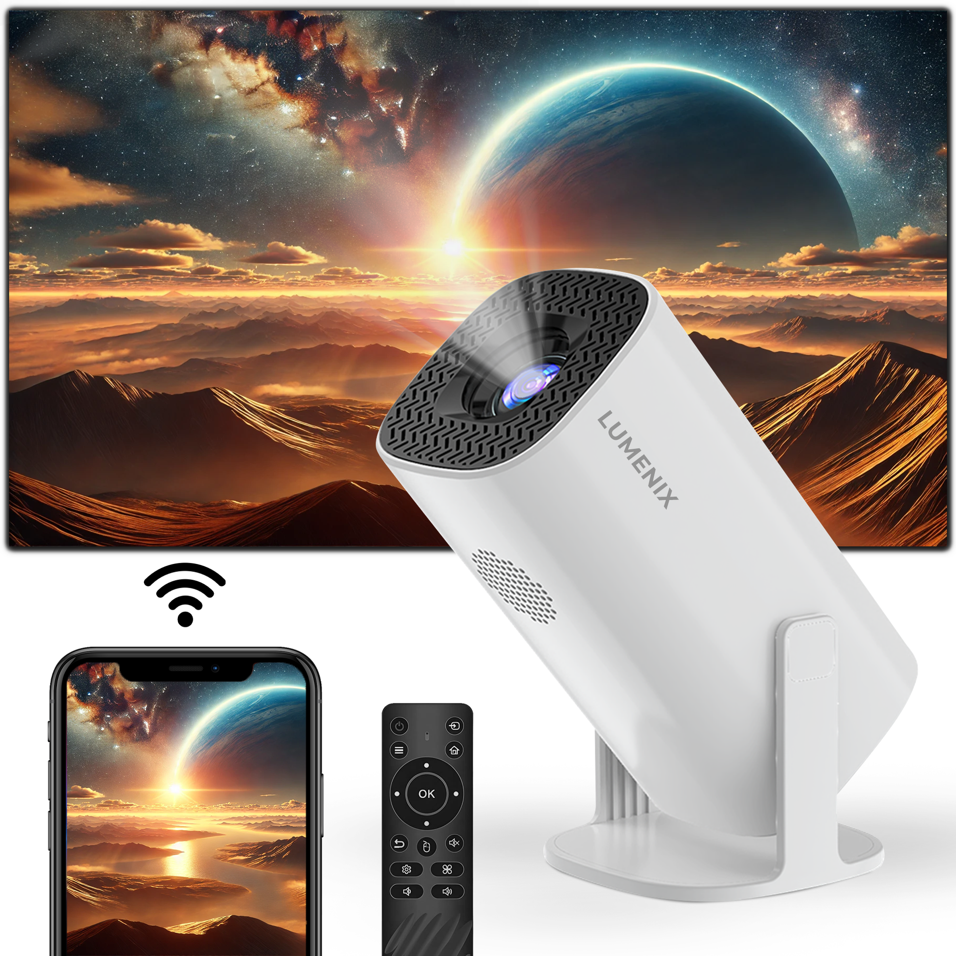 Lumenix - Beamer - Mini - Projector